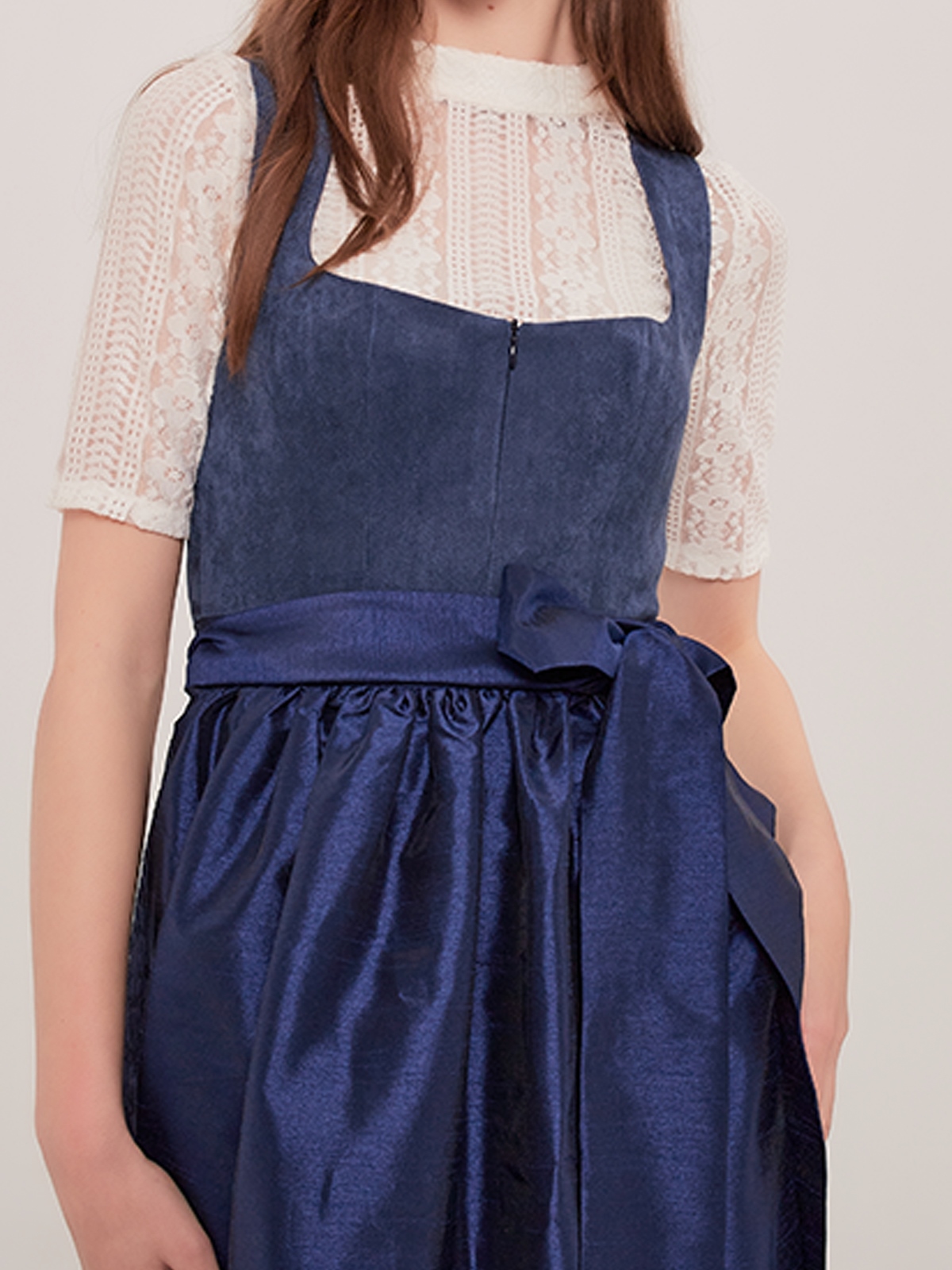 Dirndl Samt Braun