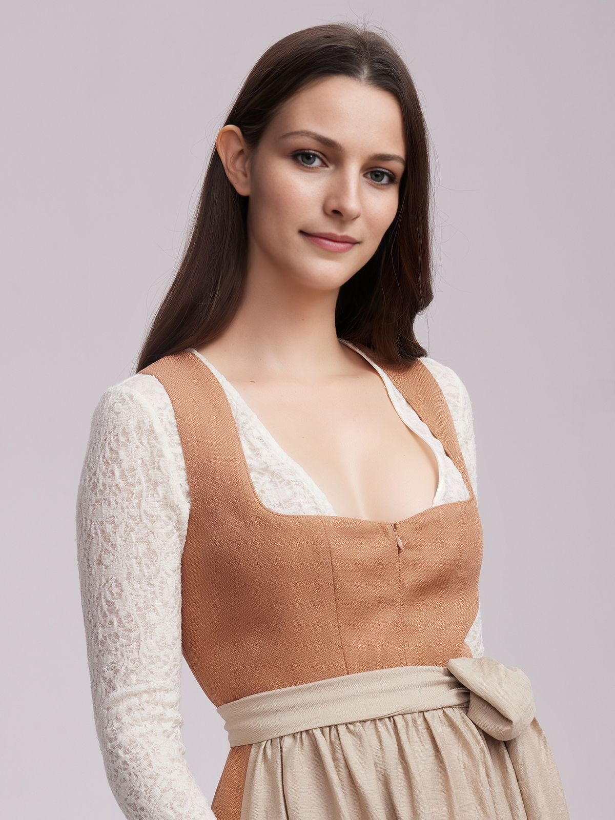 Dirndl Schürze Rot in eleganter Ausführung