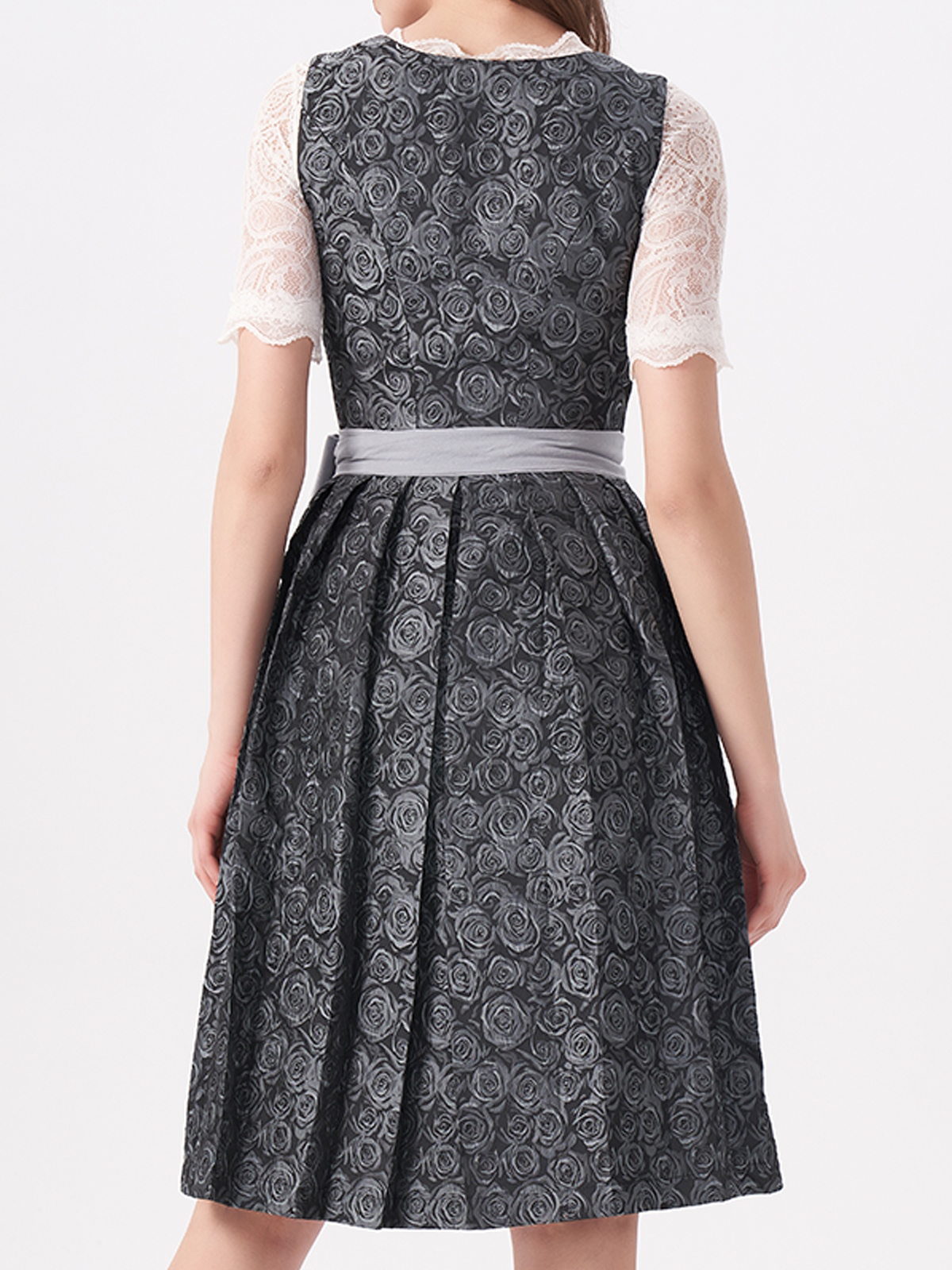 Samt Dirndl Dunkelgrün