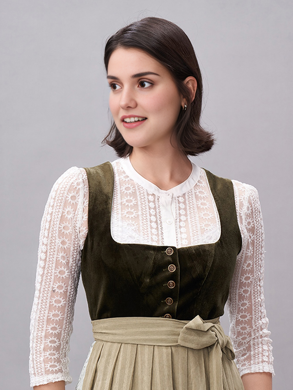 Dirndl in Grün – perfekt für den Sommer